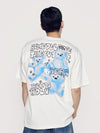 ADLV Crayon Three Bear Artwork Short Sleeve T-Shirt