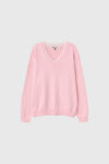 General Idea WOMAN Cotton Layered V-Neck Knit Pullover