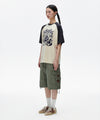 Mahagrid Rose Raglan Tee
