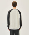 Marithé François Girbaud SMALL CLASSIC LOGO COLOR BLOCK SWEATSHIRT charcoal