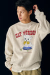 General Idea UNISEX KITTEN OVERSIZED FLEECE SWEATSHIRT
