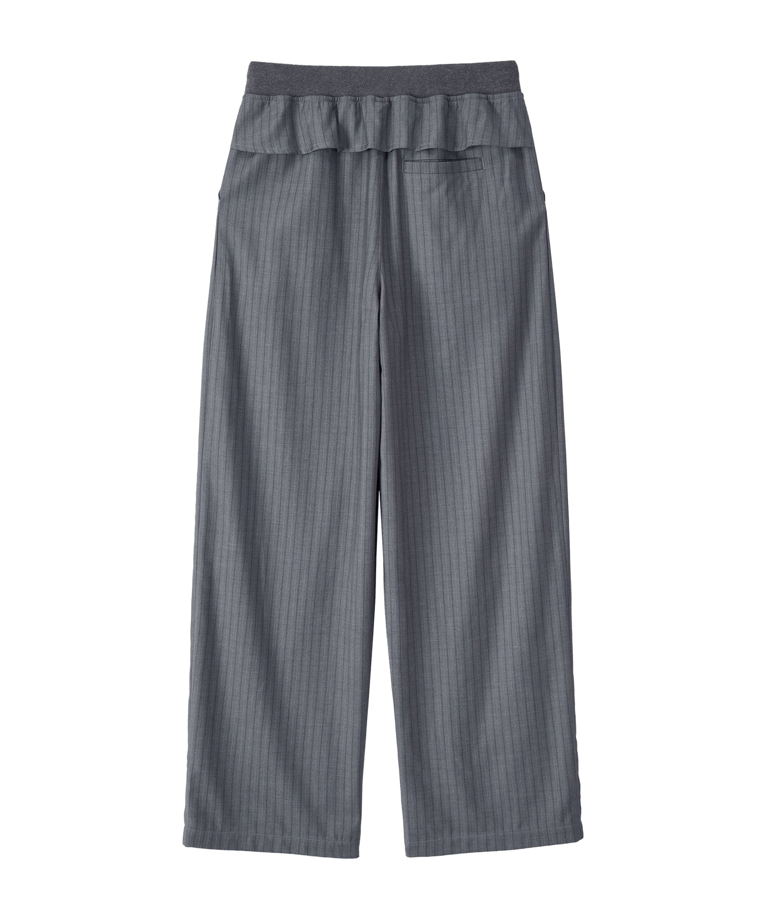 Bitter Cells Pinstripe Wide Banding Slacks