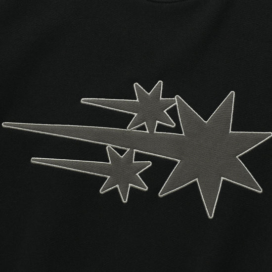 Nice Ghost Club 3 Star Logo Applique Sweatshirt