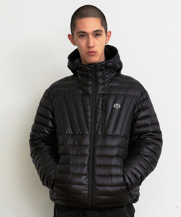 Mahagrid Light Hooded Down Puffer