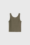 General Idea WOMAN Solid U-Neck Sleeveless