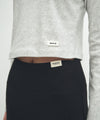 Marithé François Girbaud W BASIC CROP LONG SLEEVE
