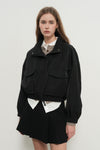 General Idea WOMAN Big Pocket Semi Crop Jacket