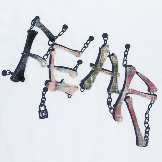 Mahagrid BONES N CHAIN TEE [WHITE]