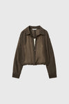 General Idea WOMAN Summer Sheer Layered Blouson Shirt