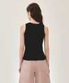 Marithé François Girbaud W RIBBON CLASSIC LOGO SLEEVELESS