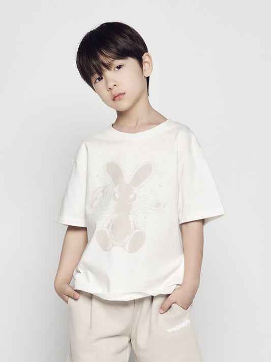 ADLV Kids Solo Rabbit Alien Short Sleeve T-Shirt