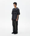 Mahagrid Serif Logo Baseball Shirt