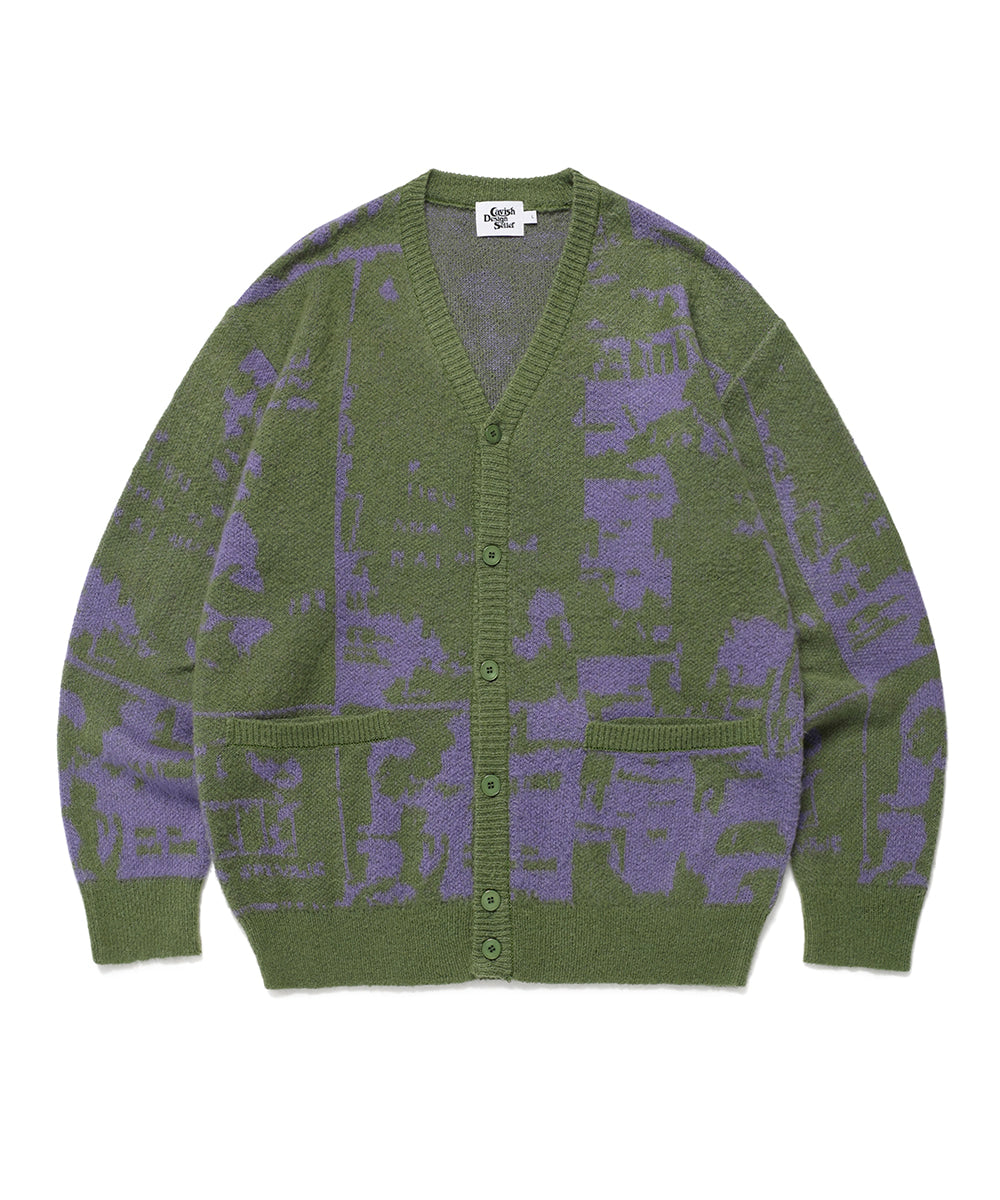 Cavish Brushed Mohair Cardigan