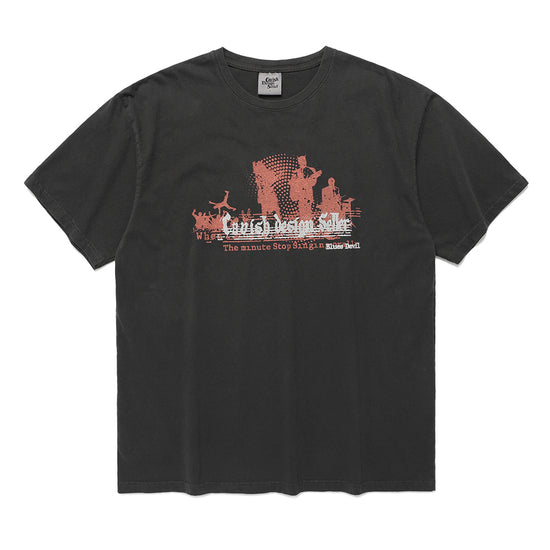 Cavish Pigment Blues Band Short Sleeve Tee