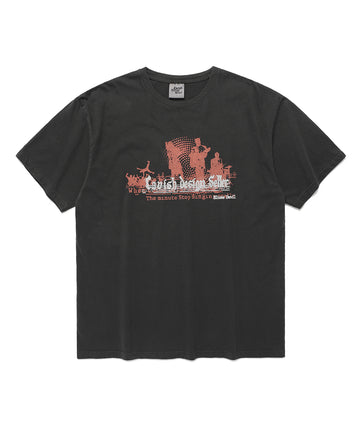 Cavish Pigment Blues Band Short Sleeve Tee