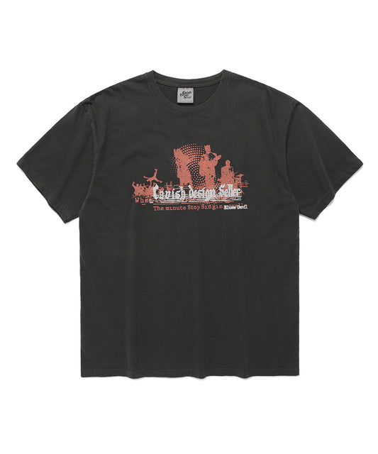 Cavish Pigment Blues Band Short Sleeve Tee