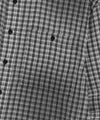 Mahagrid SPRAY DYEING CHECK CROP SHIRT