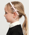 Marithé François Girbaud Kids Velvet Ribbon Hair Band Light Pink