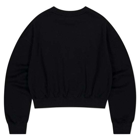 Mahagrid ARCH DEPT CROP SWEATSHIRT [BLACK]