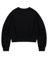 Mahagrid ARCH DEPT CROP SWEATSHIRT [BLACK]