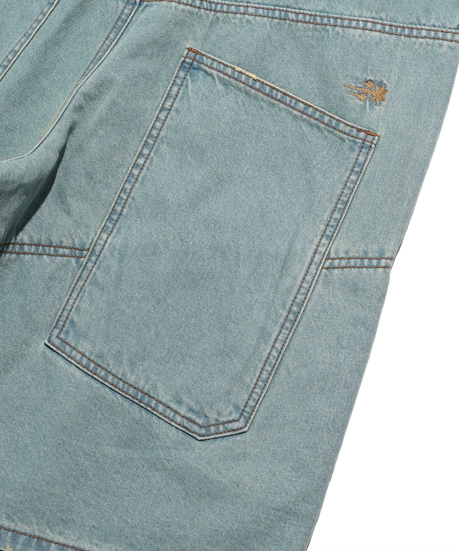 Nice Ghost Club Layered Washed Jeans