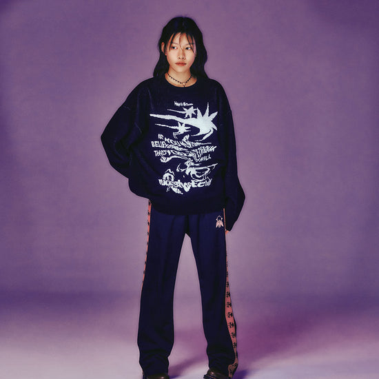 Nice Ghost Club Glory Track Jersey Pants [Black]