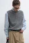 General Idea MAN Classic Crew Neck Knit Vest