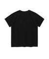 Cavish W RAWCUT APPLIQUE SS TEE [BLACK]