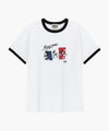 Marithé François Girbaud [MARITHE_DISNEY] MICKEY_FRENCH RINGER TEE light heather gray