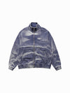 ADLV Tie Dye Stand Collar Zip Up