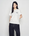 ADLV Woman Doodle Fuzzy Rabbit Short Sleeve T-Shirt