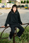 Nice Ghost Club FFATS Round Collar Hoodie [Black]