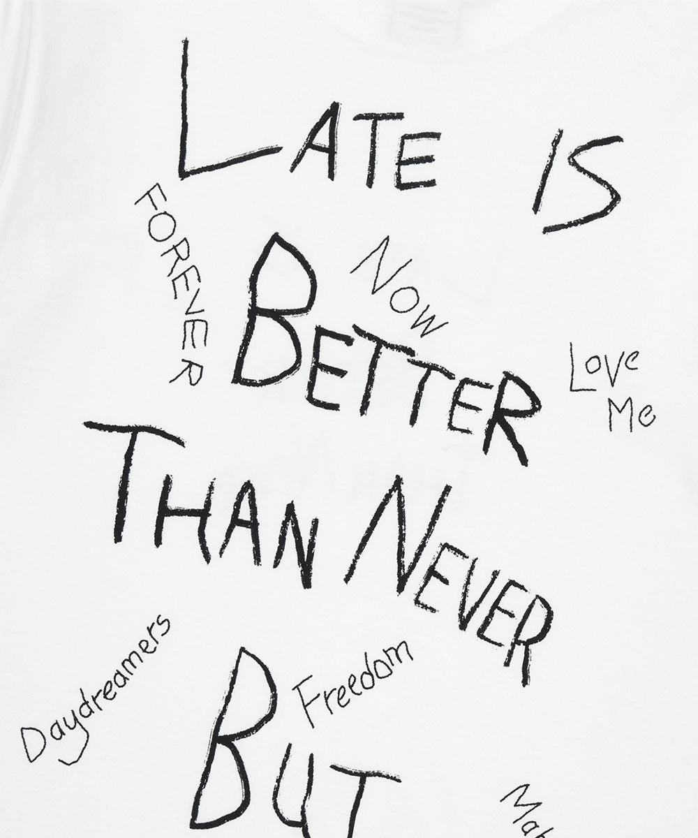 Mahagrid Grunge Doodle Tee White