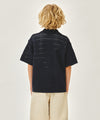 Marithé François Girbaud Kids Half-Sleeved Knit Cardigan