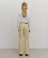 Marithé François Girbaud W Cotton Curved Line Pants