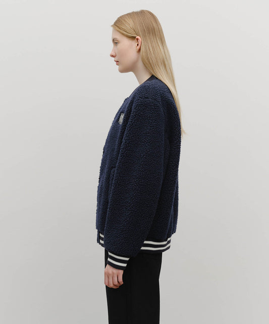 Marithé François Girbaud FLEECE VARSITY JACKET