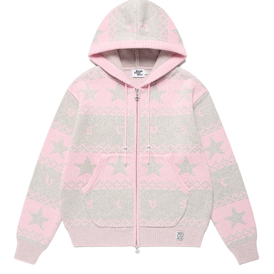 Cavish Nordic Knit Zip Up Hoodie