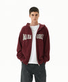 Mahagrid Applique Zip Up Hoodie