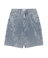 Cavish PRINTED CARPENTER DENIM SHORTS