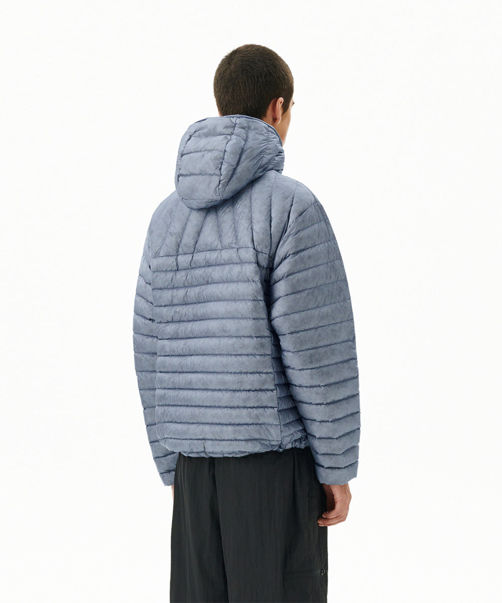 Mahagrid Light Hooded Down Puffer