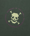 Nice Ghost Club Pixel Skeleton Layered Sweatshirt [Khaki]