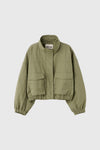 General Idea WOMAN Big Pocket Semi Crop Jacket