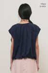 General Idea WOMAN Shirring Sleeveless T-Shirt Blouse