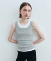 Marithé François Girbaud W LAYERED SLEEVELESS