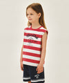 Marithé François Girbaud Kids Marine Stripe Sleeveless