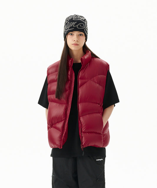 Mahagrid Wavy Down Vest