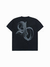 ADLV Half Tone Symbol Printing Short Sleeve T-Shirt