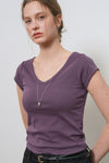 General Idea WOMAN Daily Short Sleeve V-Neck T-Shirt