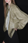 General Idea WOMAN Faux Leather Pocket Blouson Jacket