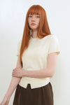 General Idea WOMAN Layered Essential Half Pullover